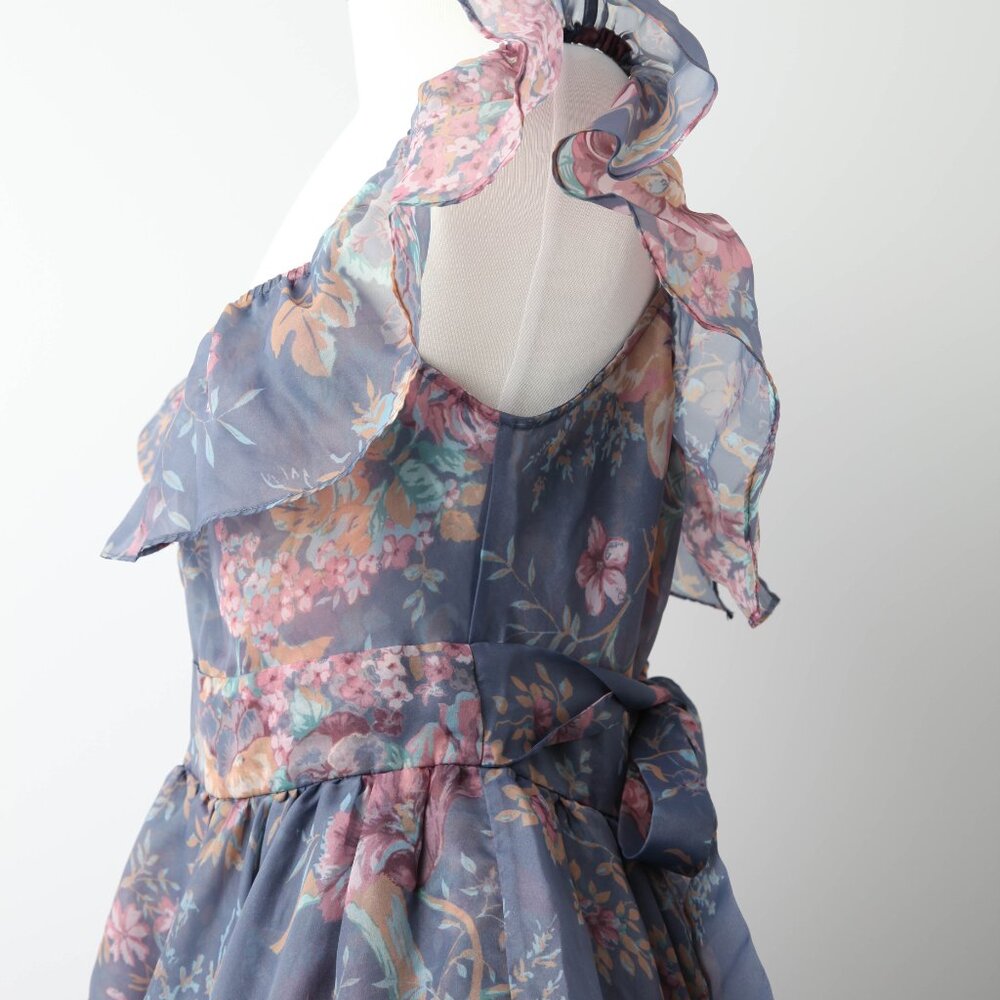 Selkie Romance Novel Blue Floral Gown - RARE FIND - Size XL - Picture 7 of 11